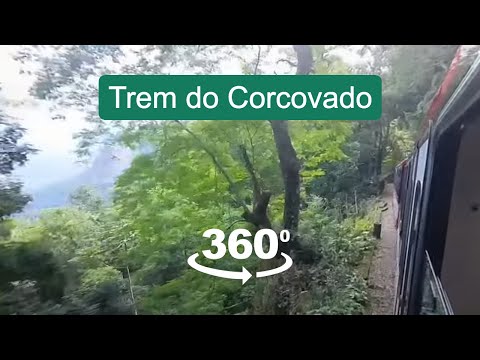 360 video riding the Corcovado Train / Trem do Corcovado from Cristo Redentor in Rio de Janeiro.