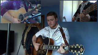 Can&#39;t Help But Wonder Where I&#39;m Bound - Johnny Cash (One Man Band)