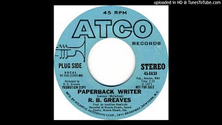 R.B. Greaves - Paperback Writer video