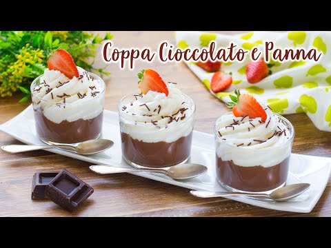 Coppa Cioccolato e Panna – Ricetta Facile Dolce al Cucchiaio - 55Winston55