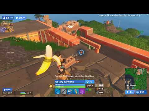 1st place Europe World Cup Semi-Final - Solary Airwaks & Nikof Fortnite Pro Replay / Gameplay