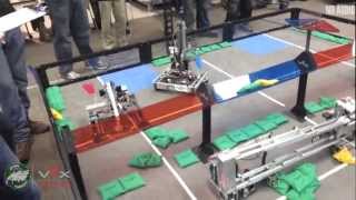 preview picture of video 'Zionsville Fall VEX Sack Attack Robotics Competition - Match 18'