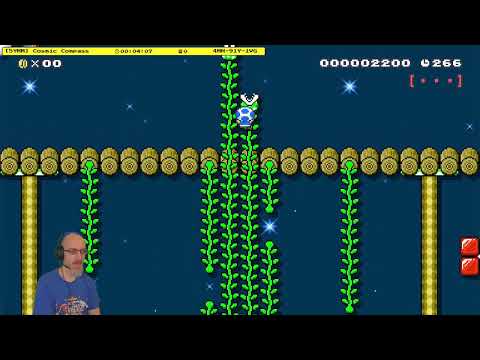 [5YMM] Cosmic Compass by Grakowsky / 4MN-91Y-1VG / Mario Maker 2 Puzzle solution