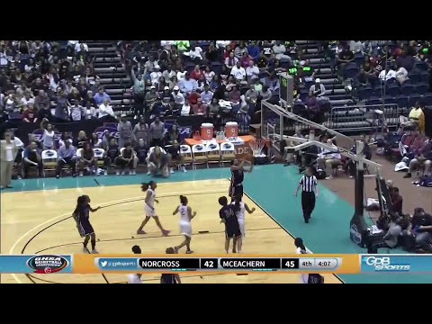 2015 6A Girls Basketball State Championship: Norcross vs. McEachern