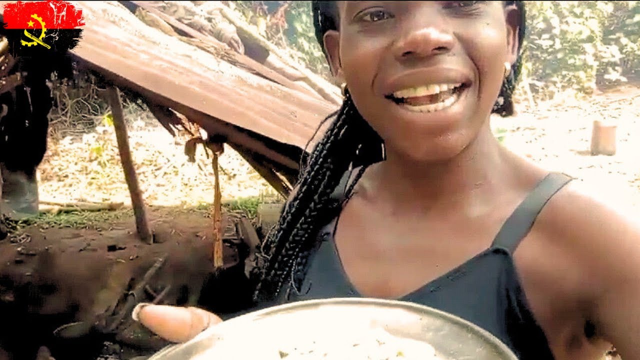 Fui à ROÇA fazer a COLHEITA DE FEIJÃO | vida no interior de ANGOLA 🇦🇴