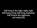 Blacklite District Living In A Nightmare Lyrics