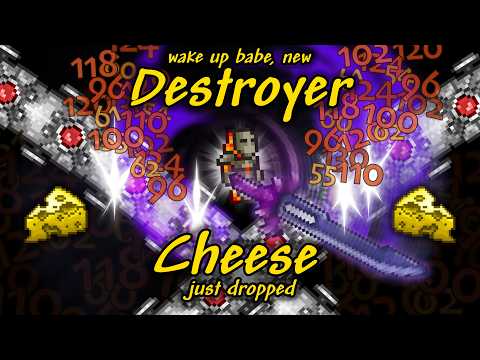 How to Easily Beat MASTER Mode DESTROYER in Terraria (even with True Melee)