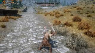 Run trough skyrim with shitty stutters and low fps in cities.