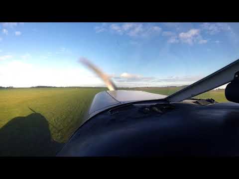'Landing on my shadow'  Texel Airport 24-12-2018