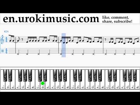 How to Play Piano (right hand) Luis Fonsi, Demi Lovato - Échame La Culpa Tabs Part#2 um-ih352