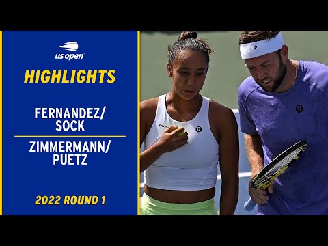 Fernandez/Sock vs. Zimmermann/Puetz Highlights | 2022 US Open Round 1