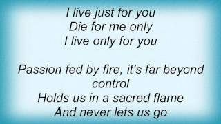 Lita Ford - Die For Me Only (Black Widow) Lyrics