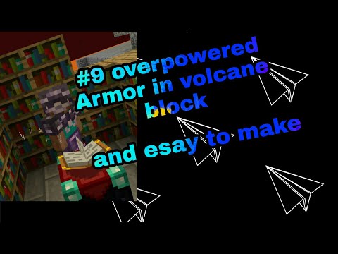 TenEquationGamer - #9 overpowered Armor in volcane block in Minecraft java edition