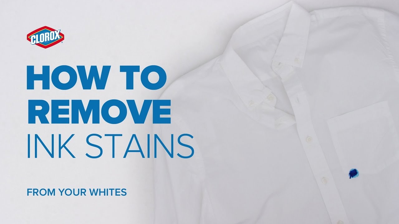 Pretreat Tips - Clorox® How-To: Get Ink Out of Clothes