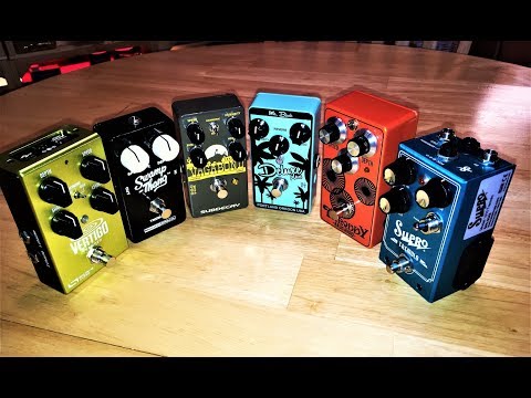 Bias Tremolo Shoot Out - Episode #1 - Throbby, Supro, Swamp Thang, Vagabond, Vertigo, Deluxe +