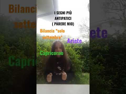 I SEGNI PIÙ ANTIPATICI- OVVIAMENTE $ee")