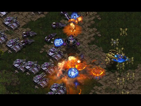1440p! Rush (T) v Tyson (P) on Neo Sylphid - StarCraft - Brood War REMASTERED
