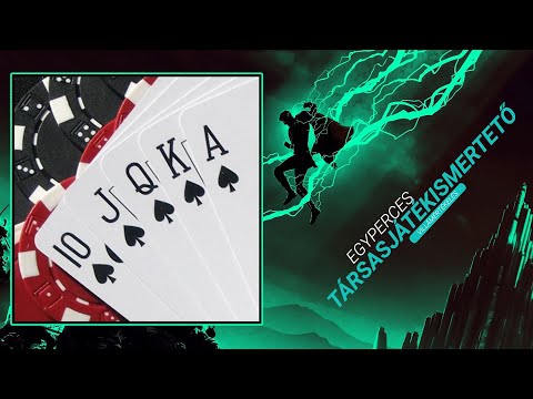 Egyperces társasjátékismertető | #29. Póker - Game-Obscura