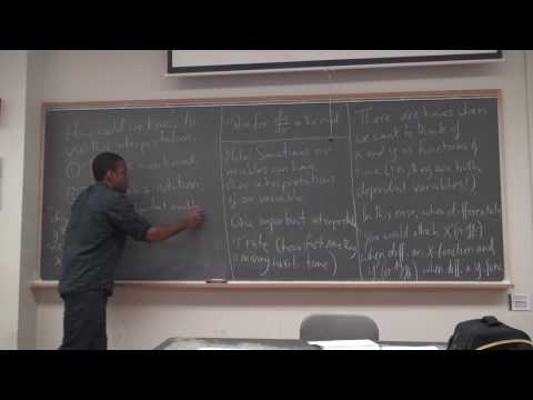 Math 205 Lecture 12 - More on Implicit Differentiation and log differentiation