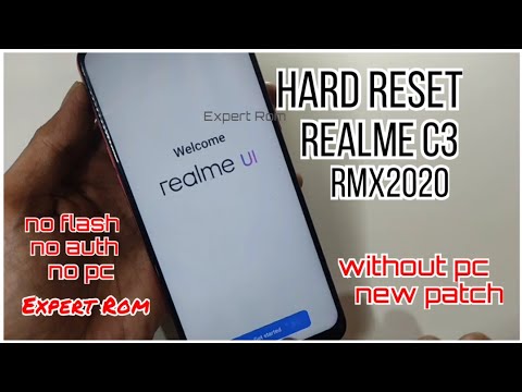 Realme C3 (RMX2020) Hard Reset Remove Password/Pettern/Pin Without Pc | New Update security Patch