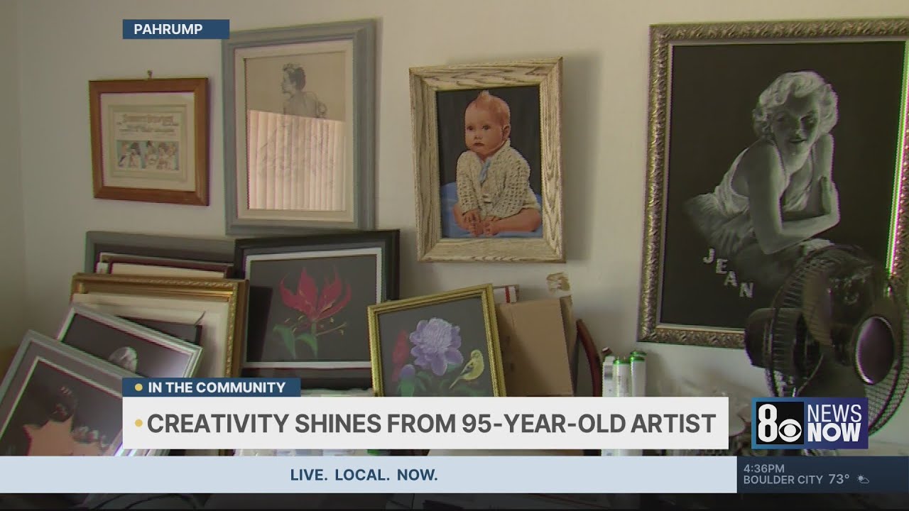 Creativity shines through 95-year-old artist