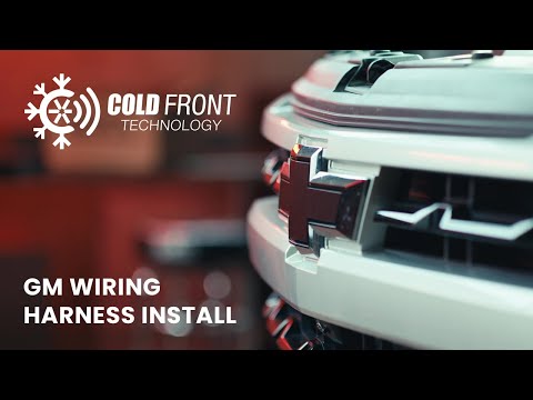GM Wiring Harness Installation | Cold Front Technology | BOSS Snowplow