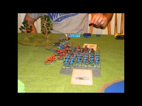 128 Dwarfs vs Lizardmen  8th Edition Warhammer Fantasy Battle Report