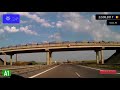 Driving From Bucureşti To Piteşti Romania 22 08 2017 Timelapse X4