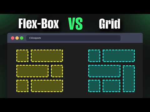 CSS Flexbox vs Grid EXPLAINED – The REAL Difference (With Examples)