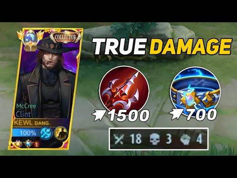 100% UNDERRATED CLINT TRUE DAMAGE BUILD 2023!🔥 | BUILD CLINT TERSAKIT 2023 (must try)