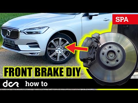 Volvo XC60 II (SPA) - How To Replace FRONT Brakes / Brake Pad and Rotor Replacement