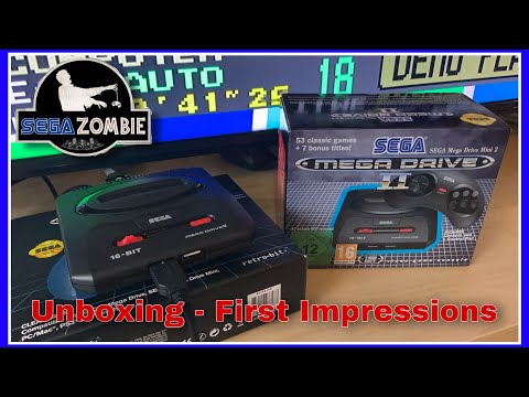 Sega Mega Drive Mini 2 - Unboxing and first impressions | Sega Zombie