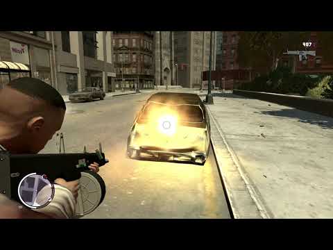 GTA IV Vehicle VS Gun physics.