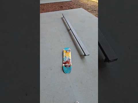 Grinding On Metal Ep. 14: Playground Flat Rail #skateboarding #skateboard #skate #skater #skating