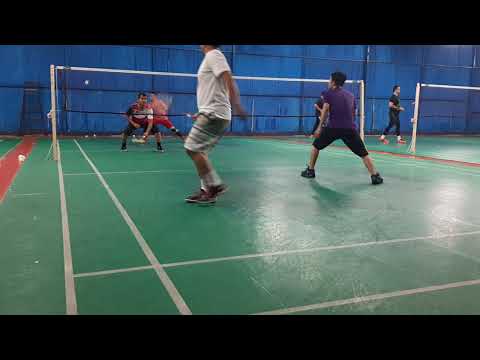 Badminton MuhibbahTeam Men's Double Sparring - Rizal / Mohd Lutfi Vs Ahmad Kaswadi /khai
