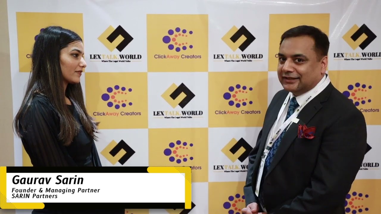 Gaurav Sarin sharing his thoughts on the LexTalk World Conference, Dubai 2022