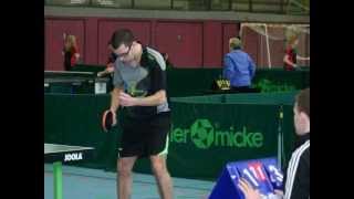 preview picture of video 'TV Ebern - Tischtennis - Bayerische Pokalendrunde 2012 in Ebern'