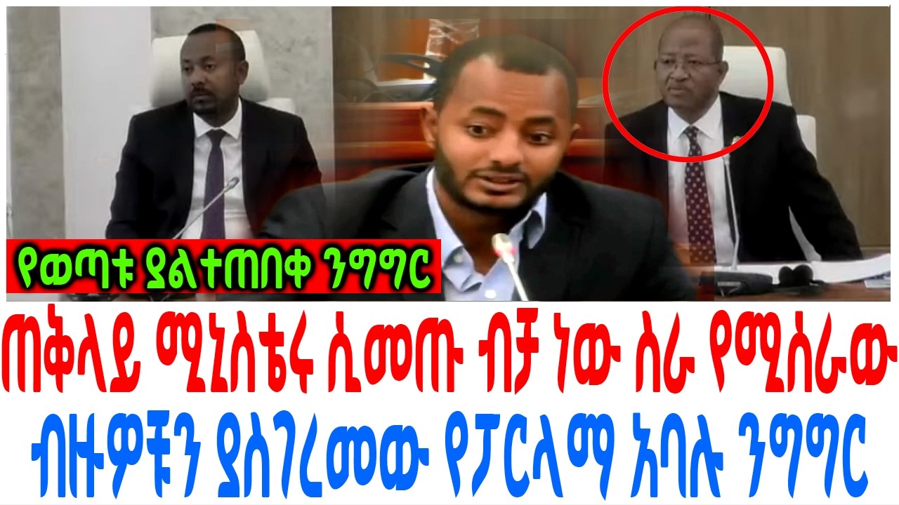 ጠቅላይ ሚኒስቴሩ ሲመጡ ብቻ ነው ስራ የሚሰራው ብዙዎቹን ያስገረመው የፓርላማ አባሉ ን