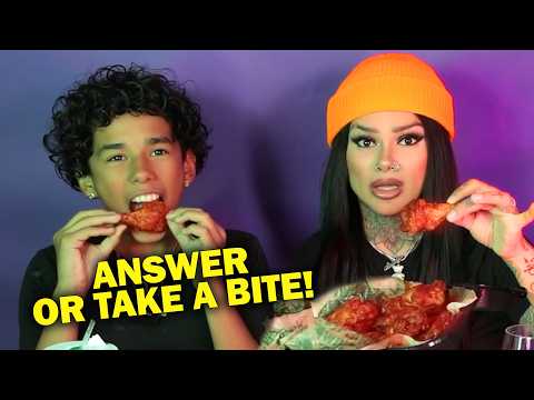 Pressing my 14 y/o son about his Grades, Money, & Social Life | ATOMIC HOT WINGS MUKBANG 🍗🔥🥵