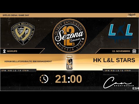 2022 11 13 HK  Verum Bellators/Baltic BIM Managament - HK L&L Stars