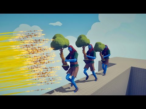 3x TREE GIANTS vs EVERY GOD - Totally Accurate Battle Simulator TABS