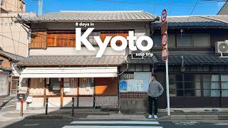 8 day introvert solo trip exploring Kyoto Autumn 🍁 - part 1 | JAPAN VLOG