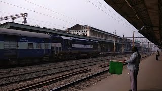 preview picture of video '..Indian Railways Flagman show.. Flagman Shows Green Flag  For13141 Up Teesta Torsa Express.'