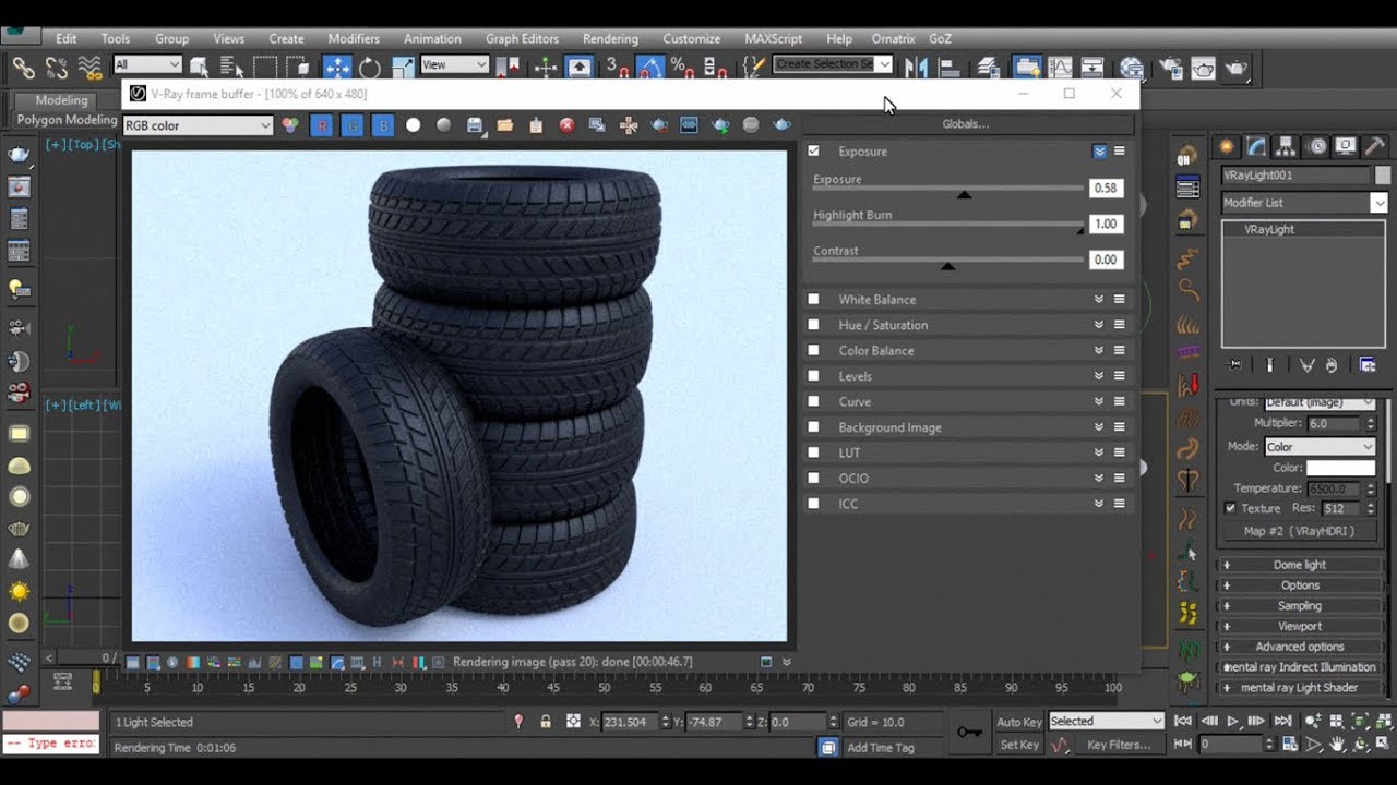 3ds Max Tire Modelling