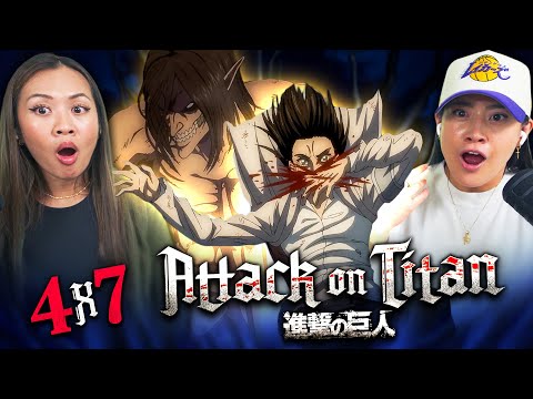 EREN’S A MONSTER 😳 Attack on Titan Season 4 Episode 7 | Reaction & Review