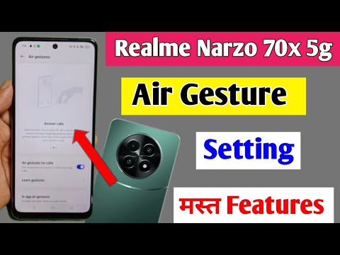 realme narzo 70x 5g air gesture setting | how to enable air gesture realme narzo 70x 5g