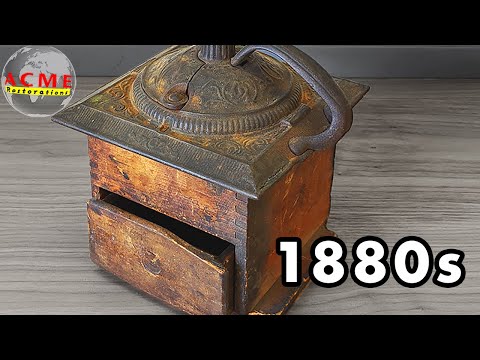 130 Year Old Coffee Mill Restoration