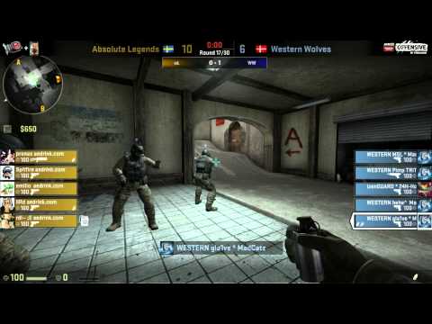 Absolute Legends vs. Western Wolves | Cons. Finale, RADEON Offensive 2 | de_dust2 Map 2