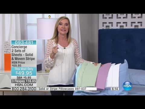 HSN | Concierge Collection Bedding 02.26.2017 - 06 AM