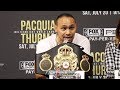 KEITH THURMAN "THIS WILL BE MANNY PACQUIAO'S LAST FIGHT!" GUARANTEES PACQUIAO WONT WANT REMATCH